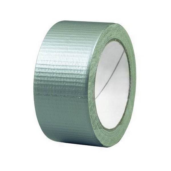 WATERPROOF ADHESIVE BINDING CLOTH TAPE - SILVER 5cmx10mt